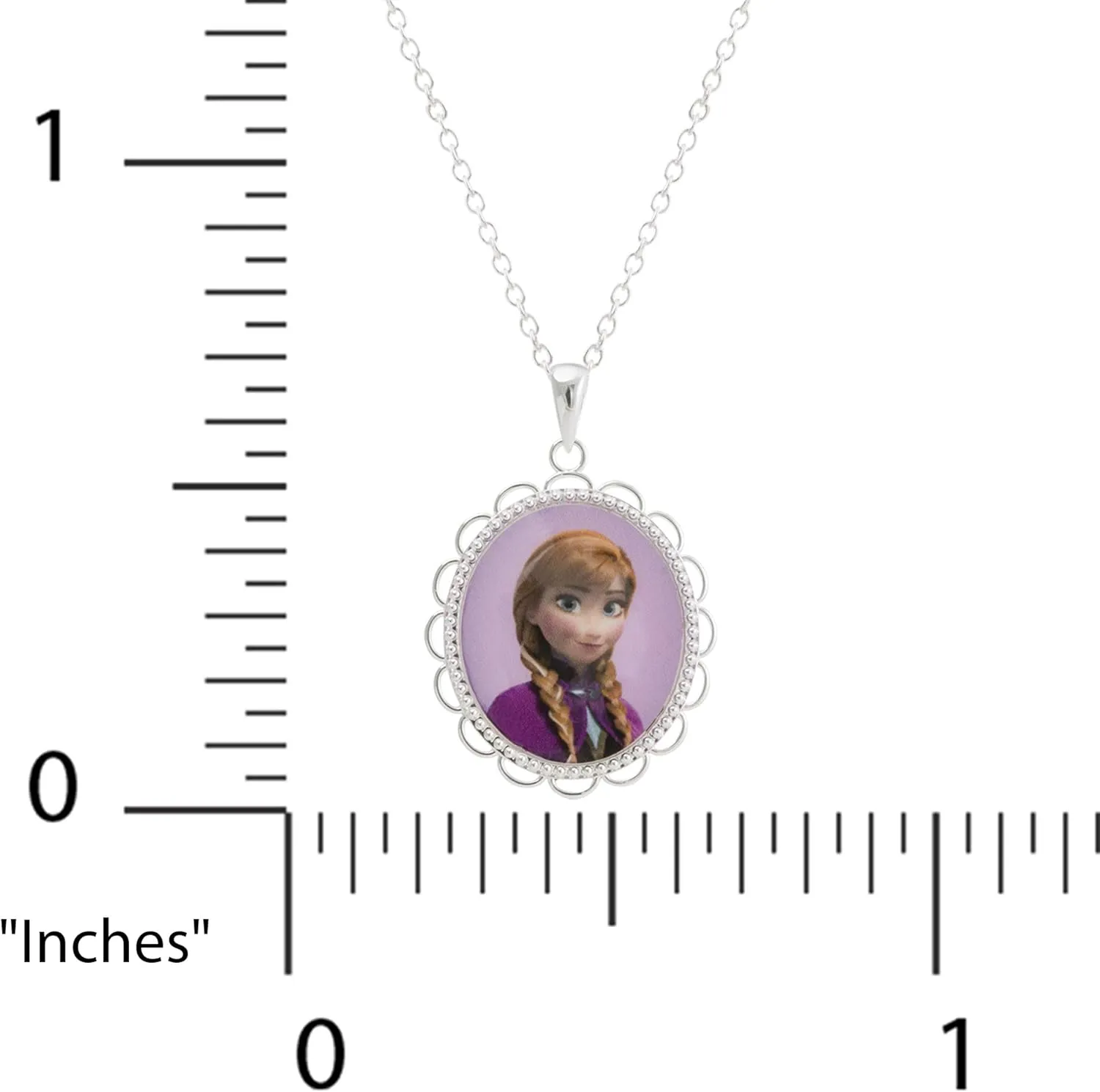 Disney Frozen II Necklace - Frozen Necklace with Anna or Elsa Pendant Jewelry - Frozen Jewelry