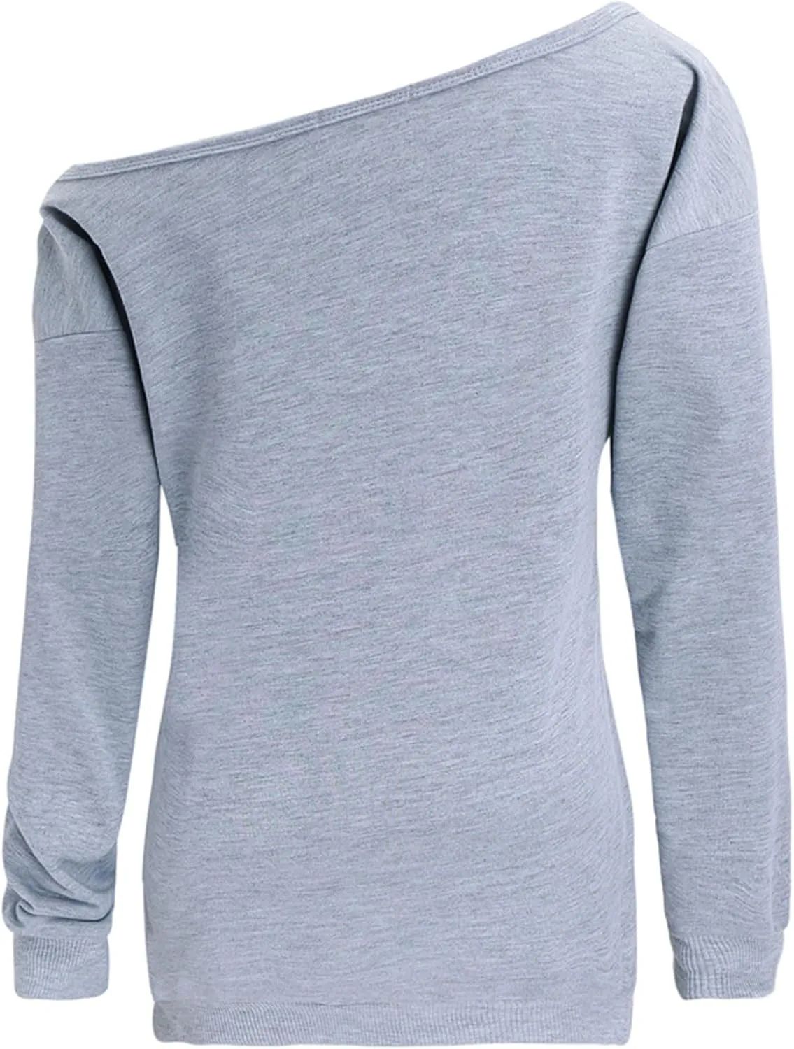 Dutebare Women Off Shoulder Sweatshirt Slouchy Shirt Long Sleeve Pullover Tops