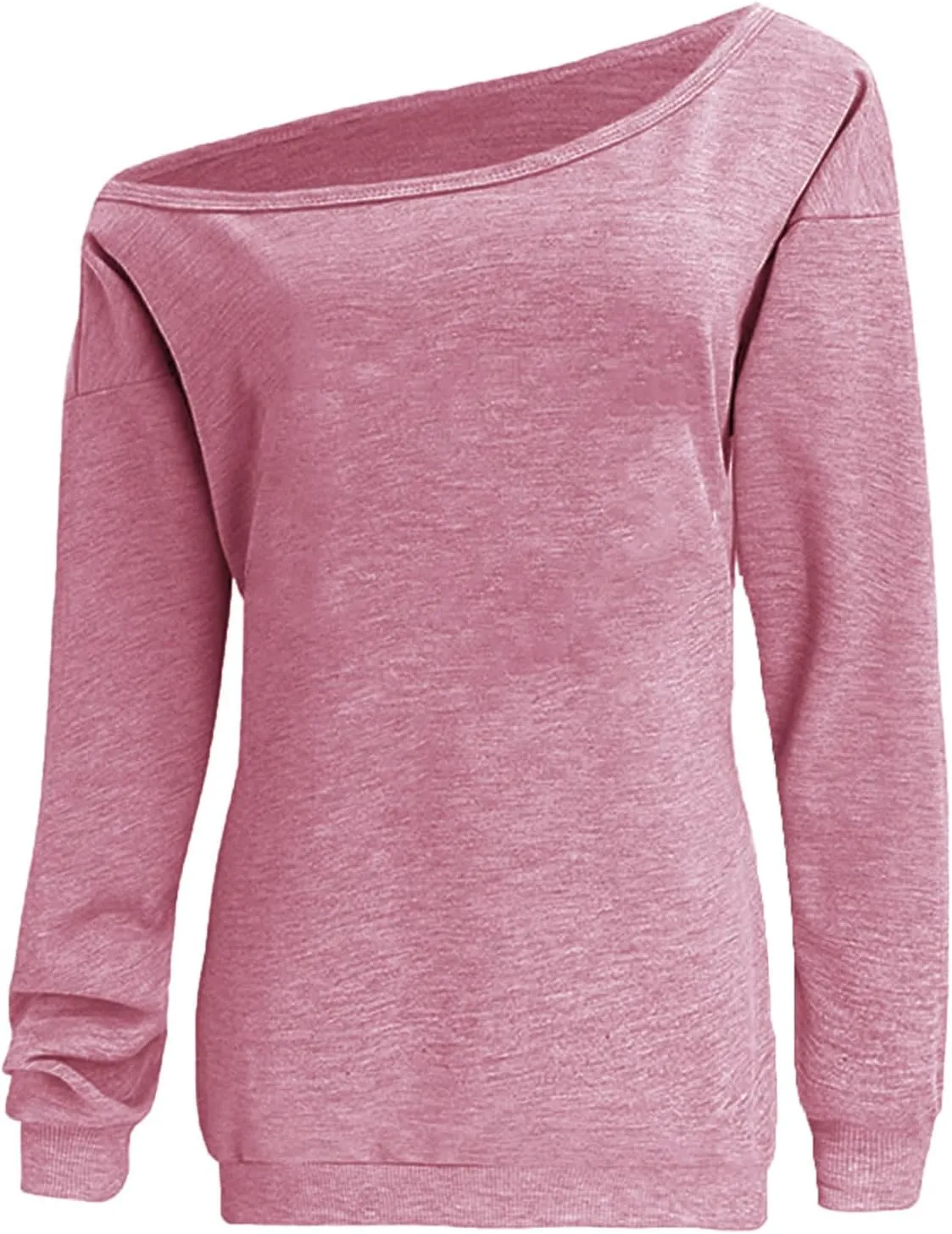 Dutebare Women Off Shoulder Sweatshirt Slouchy Shirt Long Sleeve Pullover Tops
