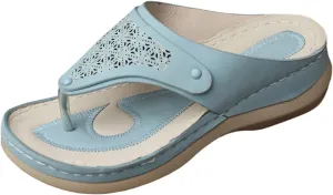 Fashion Women Summer Solid Wedges Breathable Slip On Open Toe Sandals Comfortable Beach Womens Shoes Sandals