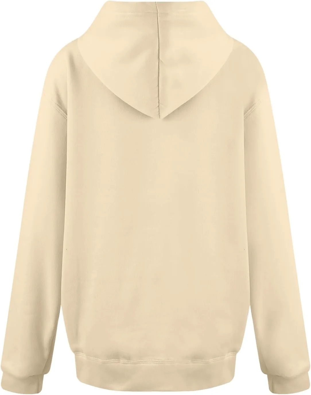 Fleece Hoodie Women Long Sleeve Drawstring Hooded Sweatshirt with Pockets Relaxed Fit Comfy Pullover Fall Sweater