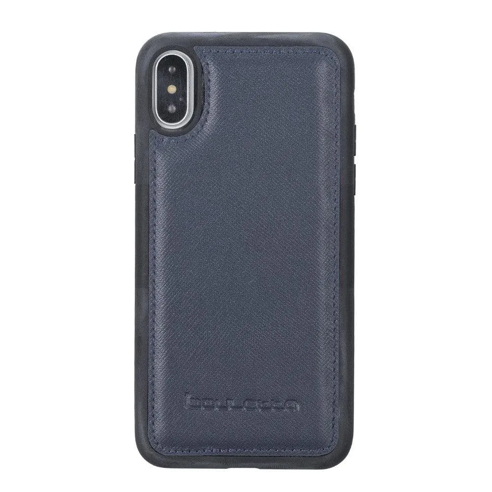 Flexible Leather Back Cover for Apple iPhone X Series