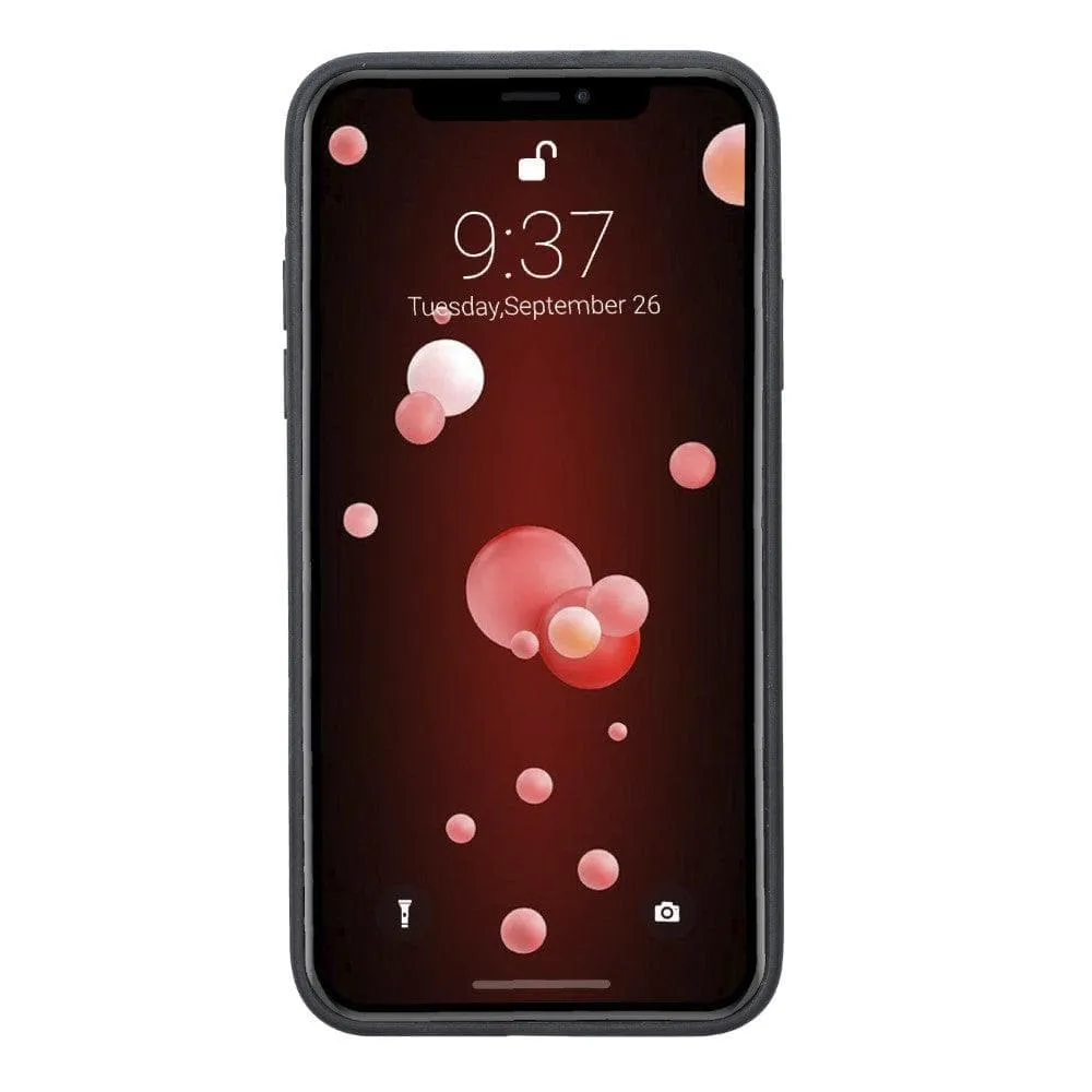 Flexible Leather Back Cover for Apple iPhone X Series