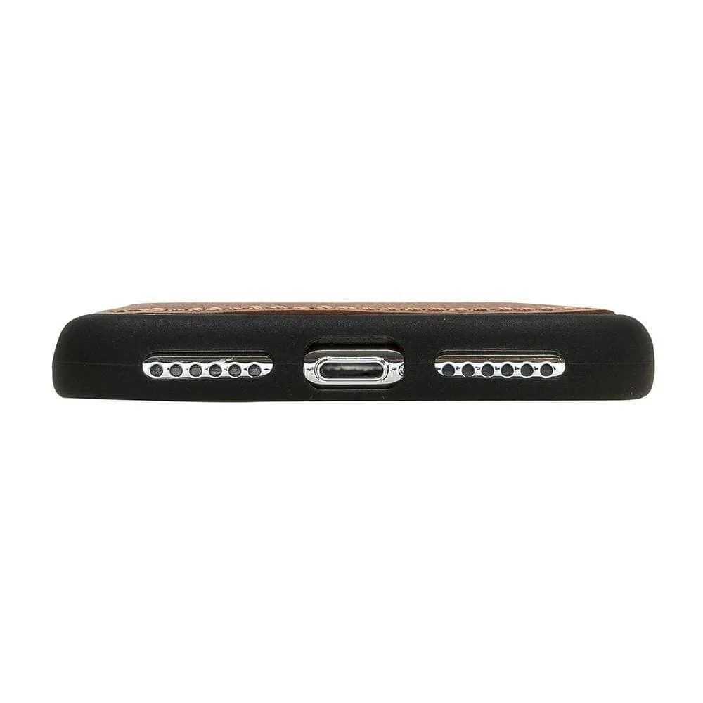 Flexible Leather Back Cover for Apple iPhone X Series