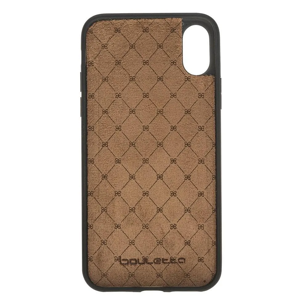 Flexible Leather Back Cover for Apple iPhone X Series