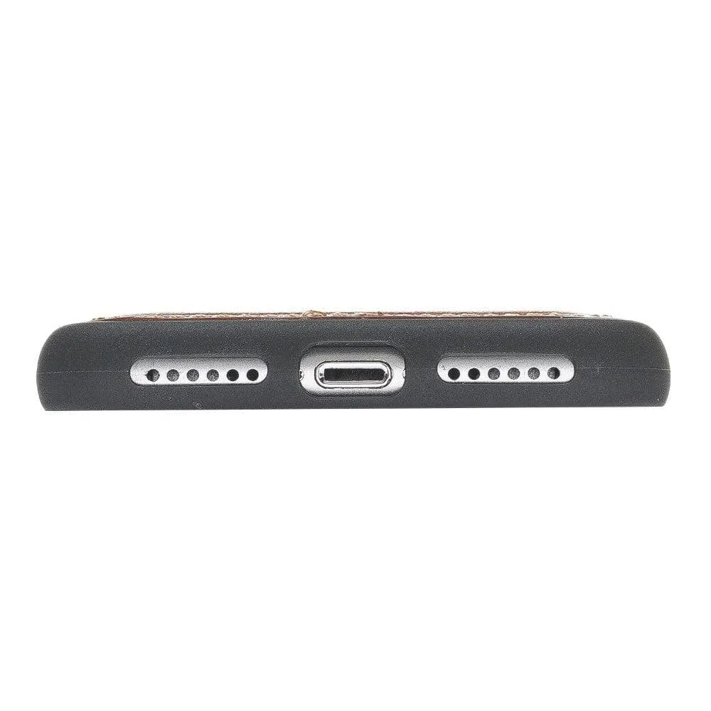 Flexible Leather Back Cover for Apple iPhone X Series