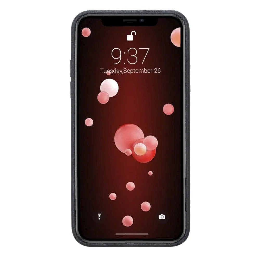Flexible Leather Back Cover for Apple iPhone X Series