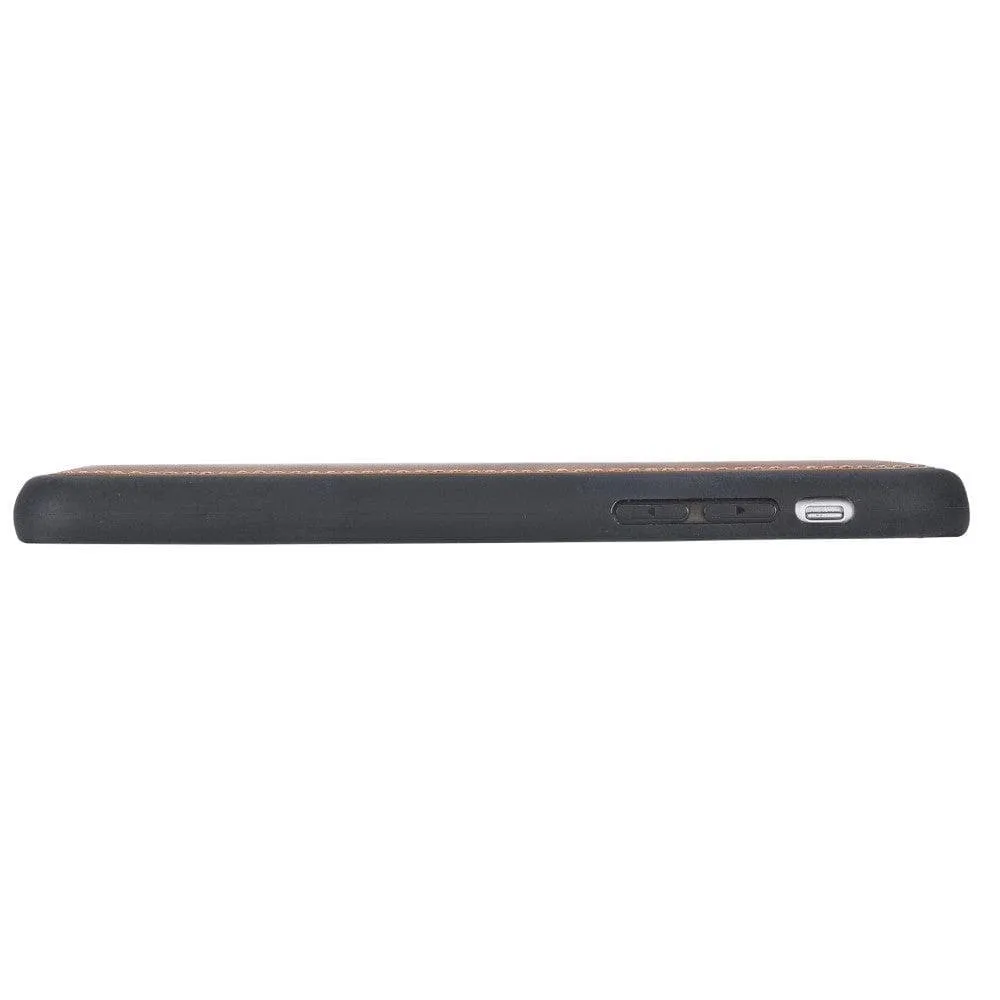 Flexible Leather Back Cover for Apple iPhone X Series