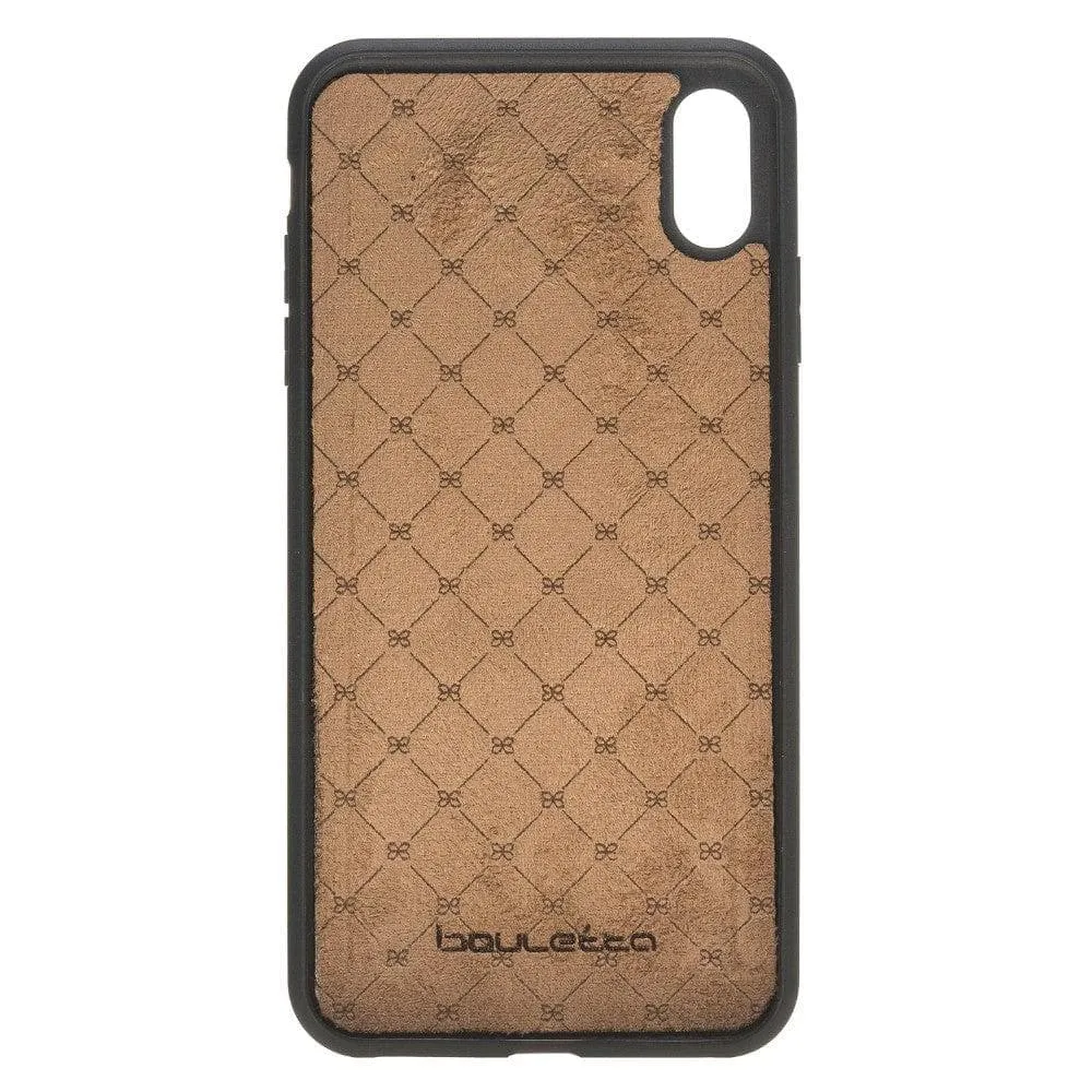 Flexible Leather Back Cover for Apple iPhone X Series
