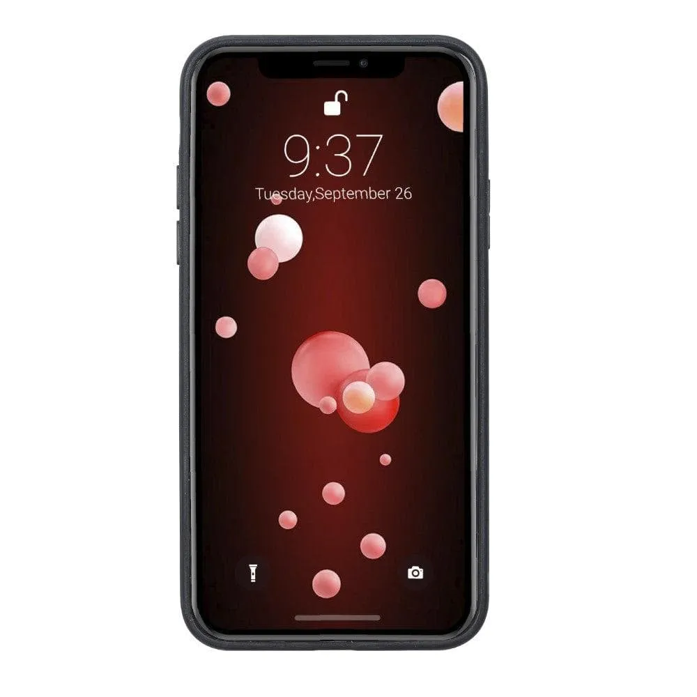Flexible Leather Back Cover for Apple iPhone X Series