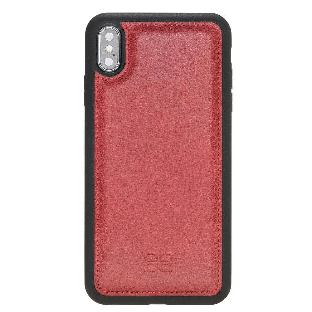 Flexible Leather Back Cover for Apple iPhone X Series