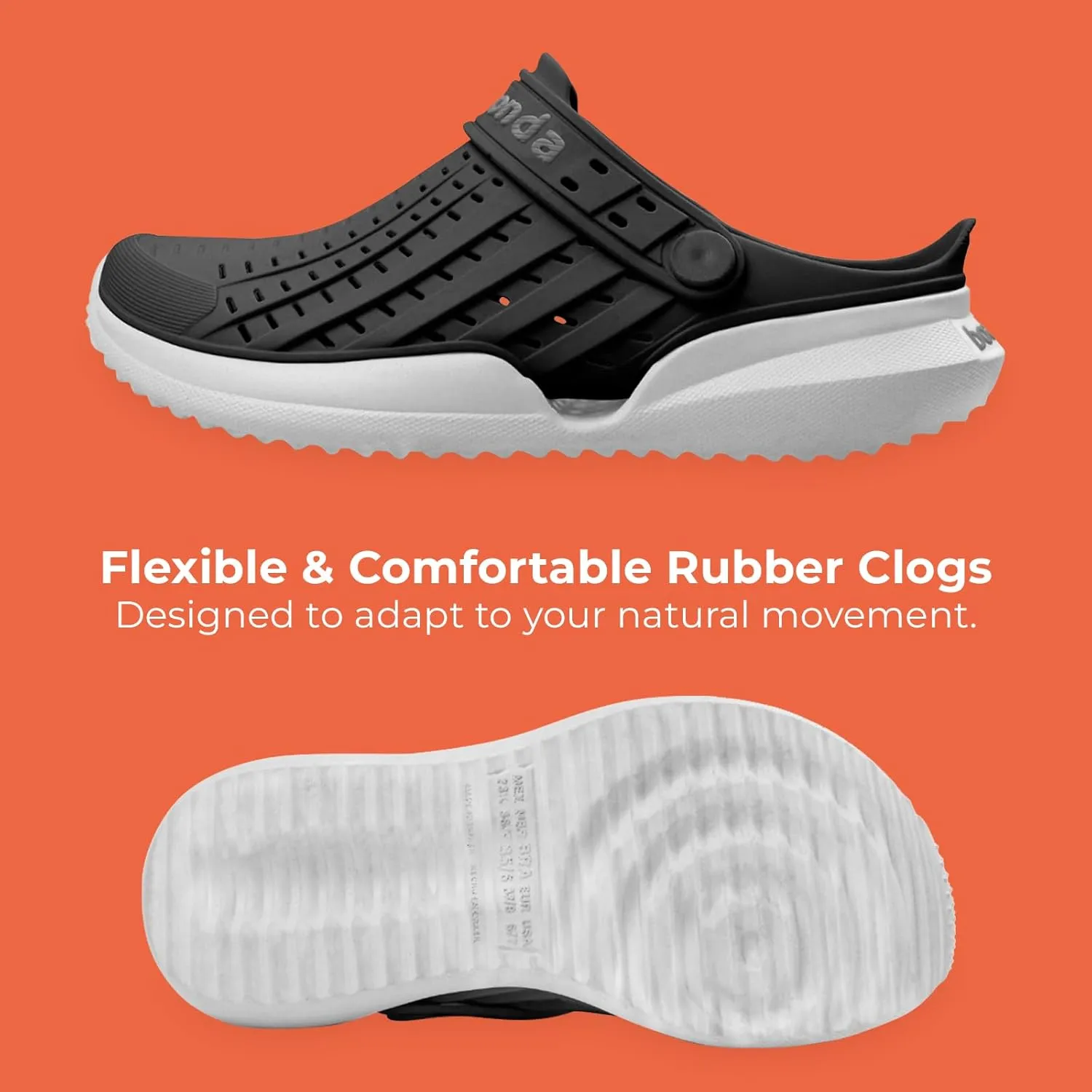 Flow - Clogs for Women | Comfortable Womens Clogs for Everyday Use | Stylish & Durable Water Shoes | Womens Sandals Made with Flexible Rubber | Garden Shoes with a Soft and Adaptive Fit