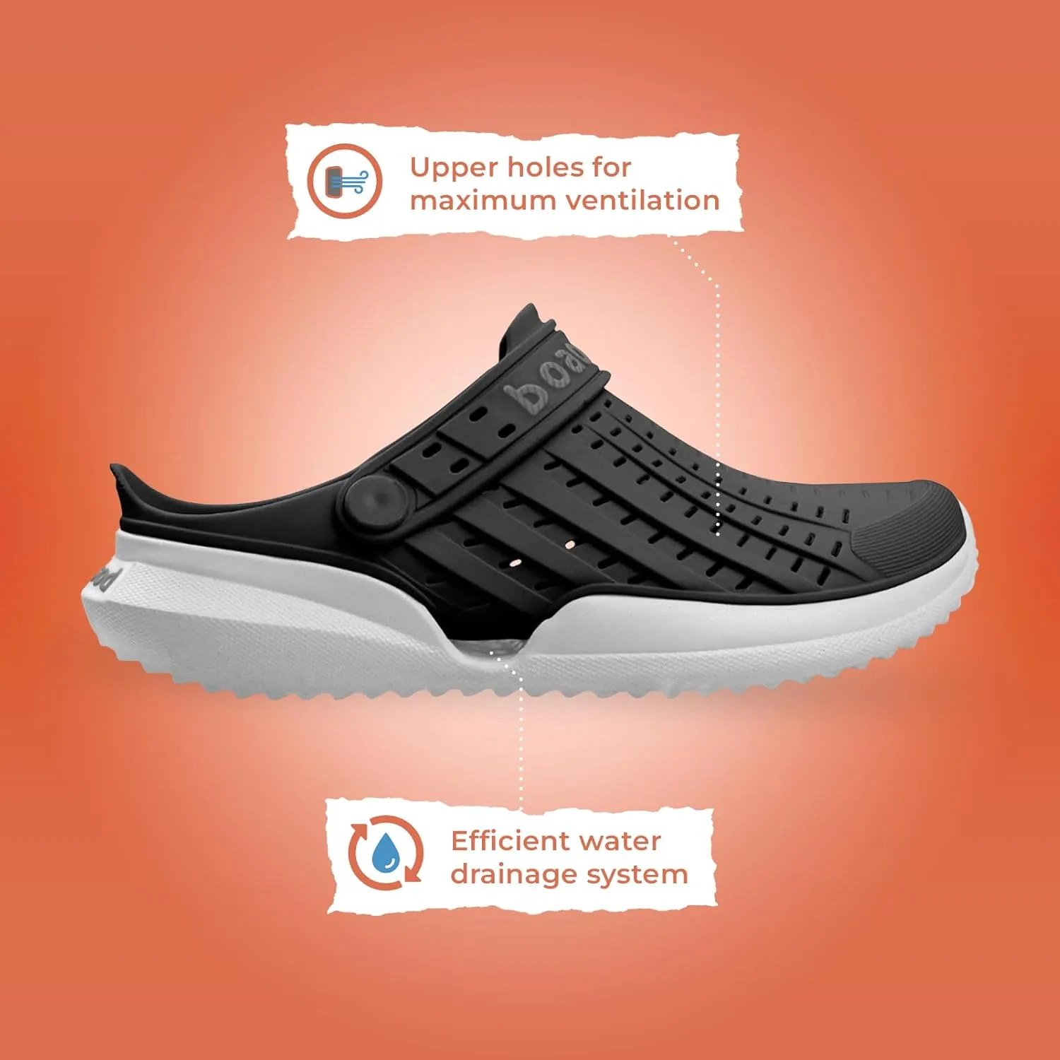 Flow - Clogs for Women | Comfortable Womens Clogs for Everyday Use | Stylish & Durable Water Shoes | Womens Sandals Made with Flexible Rubber | Garden Shoes with a Soft and Adaptive Fit