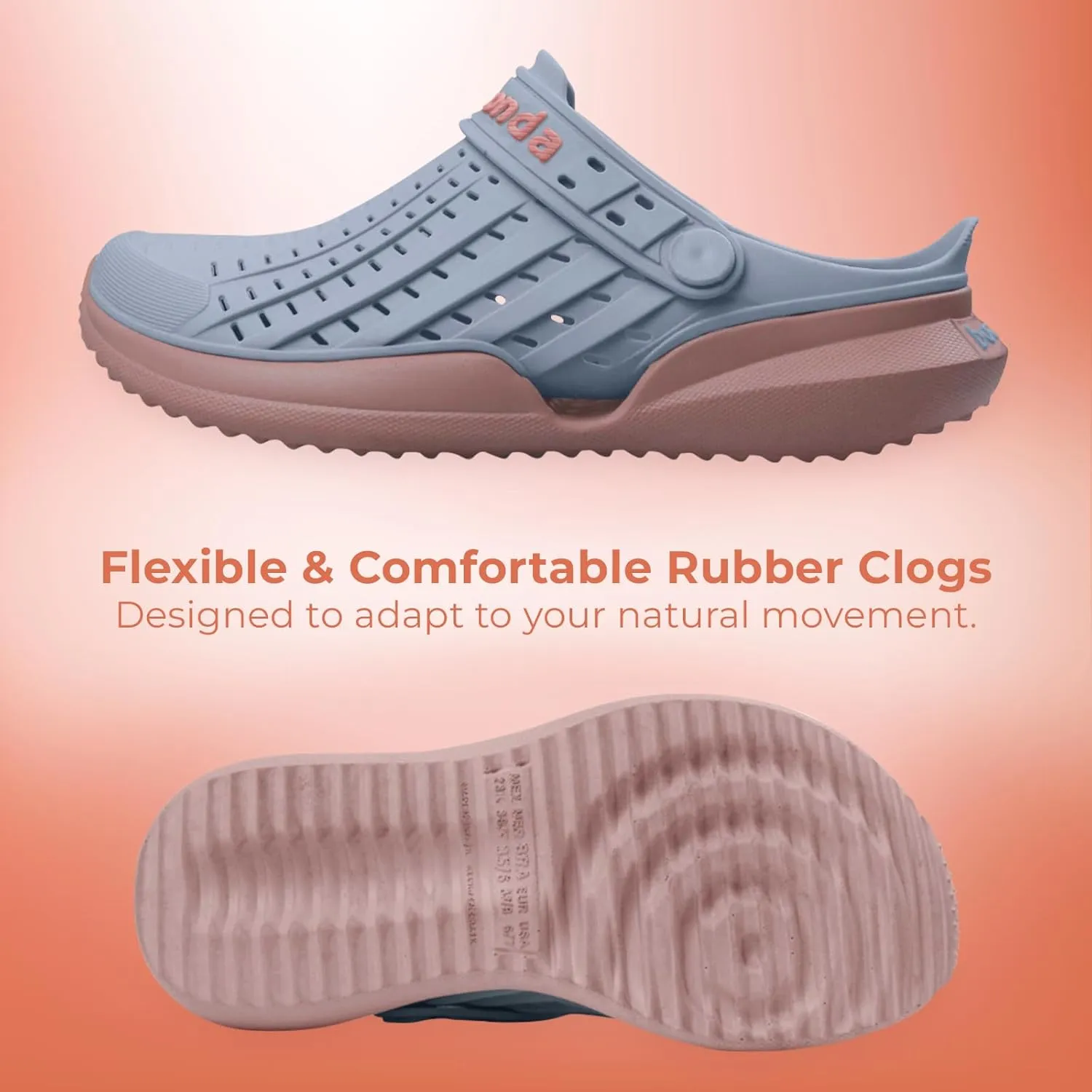 Flow - Clogs for Women | Comfortable Womens Clogs for Everyday Use | Stylish & Durable Water Shoes | Womens Sandals Made with Flexible Rubber | Garden Shoes with a Soft and Adaptive Fit