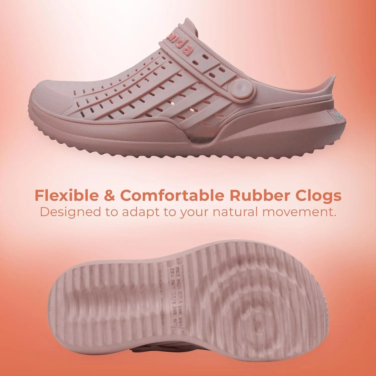 Flow - Clogs for Women | Comfortable Womens Clogs for Everyday Use | Stylish & Durable Water Shoes | Womens Sandals Made with Flexible Rubber | Garden Shoes with a Soft and Adaptive Fit