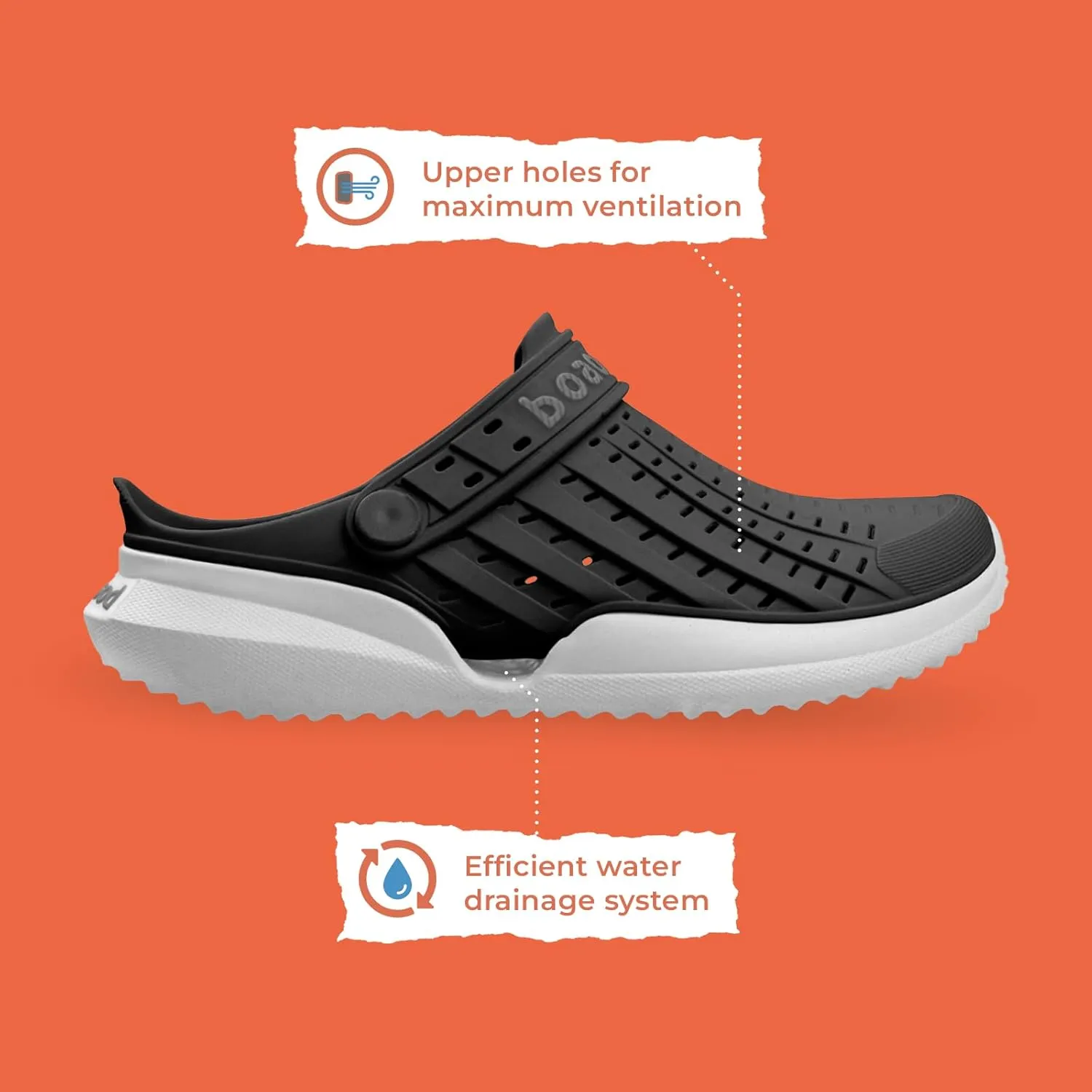 Flow - Clogs for Women | Comfortable Womens Clogs for Everyday Use | Stylish & Durable Water Shoes | Womens Sandals Made with Flexible Rubber | Garden Shoes with a Soft and Adaptive Fit