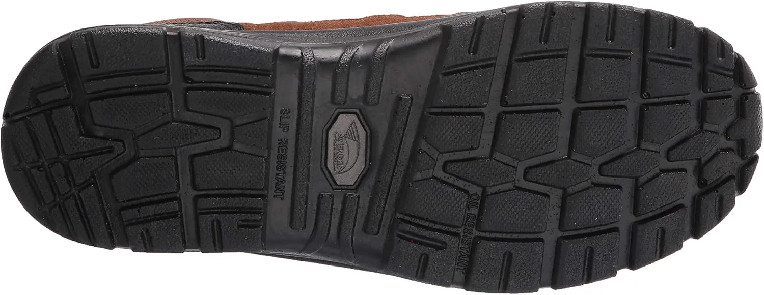 FSI FOOTWEAR SPECIALTIES INTERNATIONAL Men's Grid 6" Steel Toe EH Slip Resistant Leather and Mesh Work Boot