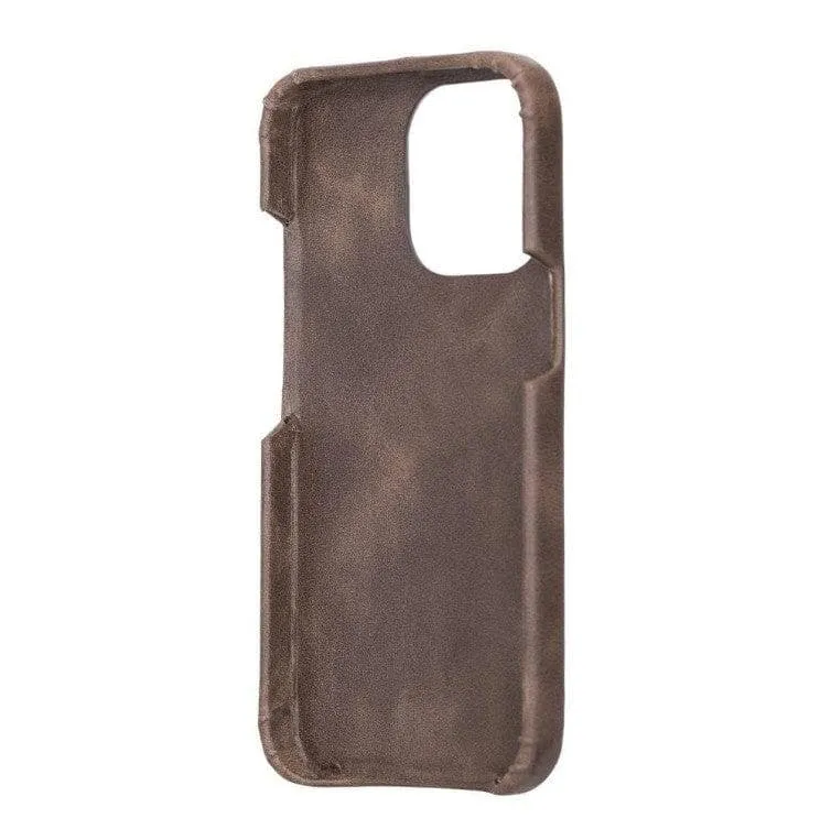 Fully Leather Back Cover for Apple iPhone 12 Series