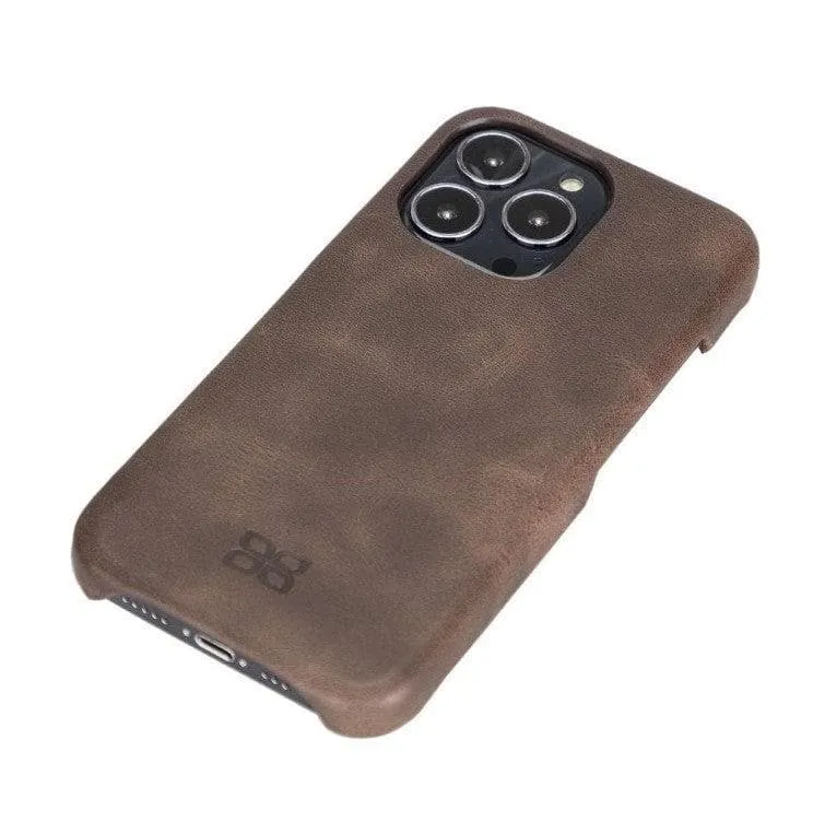 Fully Leather Back Cover for Apple iPhone 12 Series