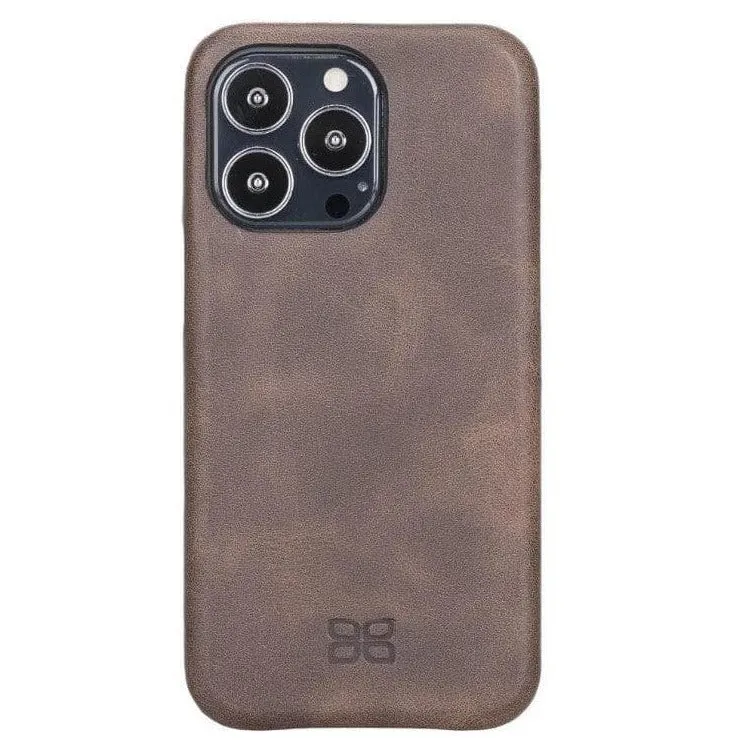 Fully Leather Back Cover for Apple iPhone 12 Series