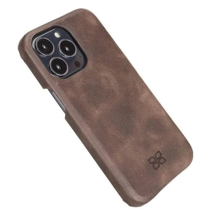 Fully Leather Back Cover for Apple iPhone 12 Series