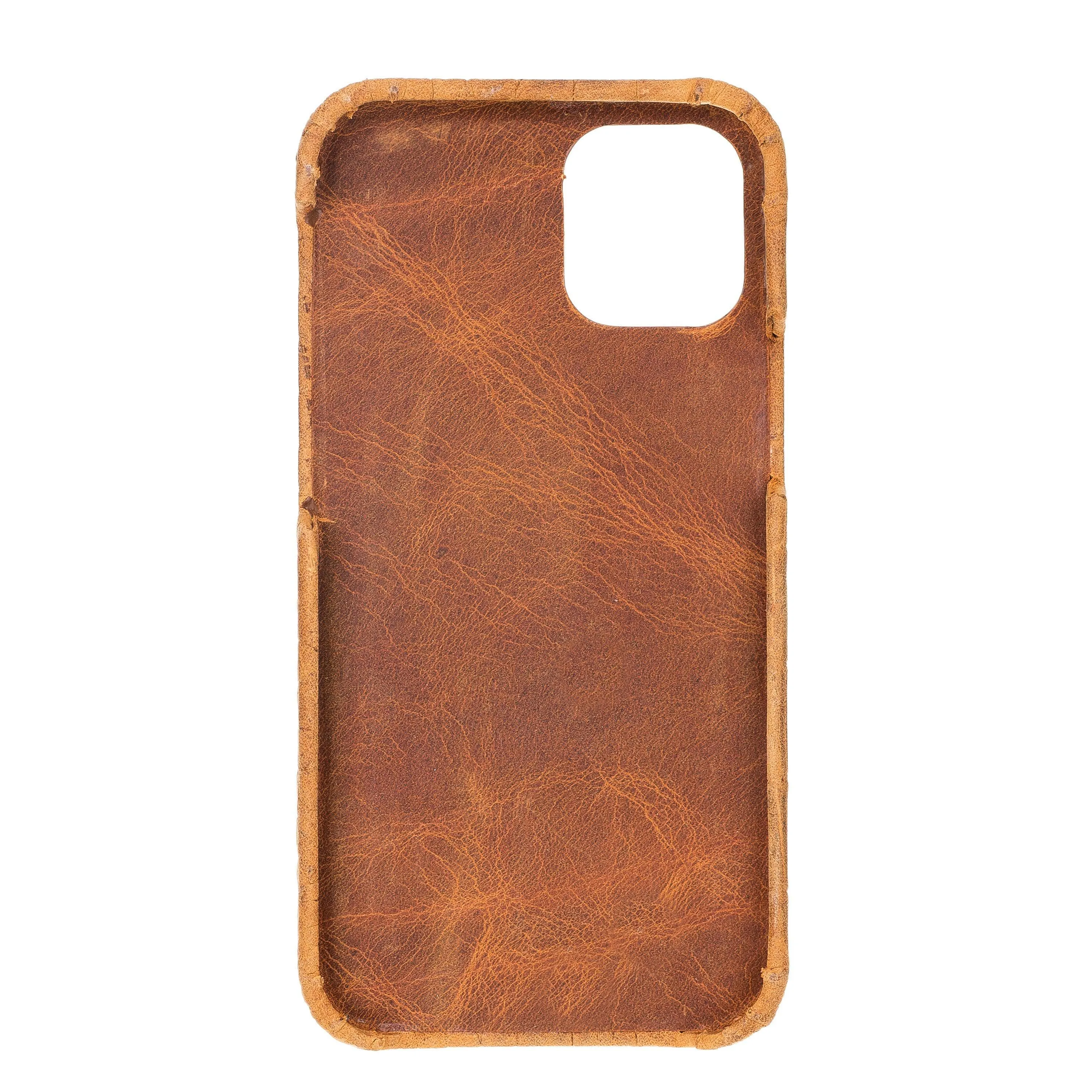 Fully Leather Back Cover for Apple iPhone 12 Series
