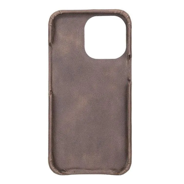 Fully Leather Back Cover for Apple iPhone 12 Series