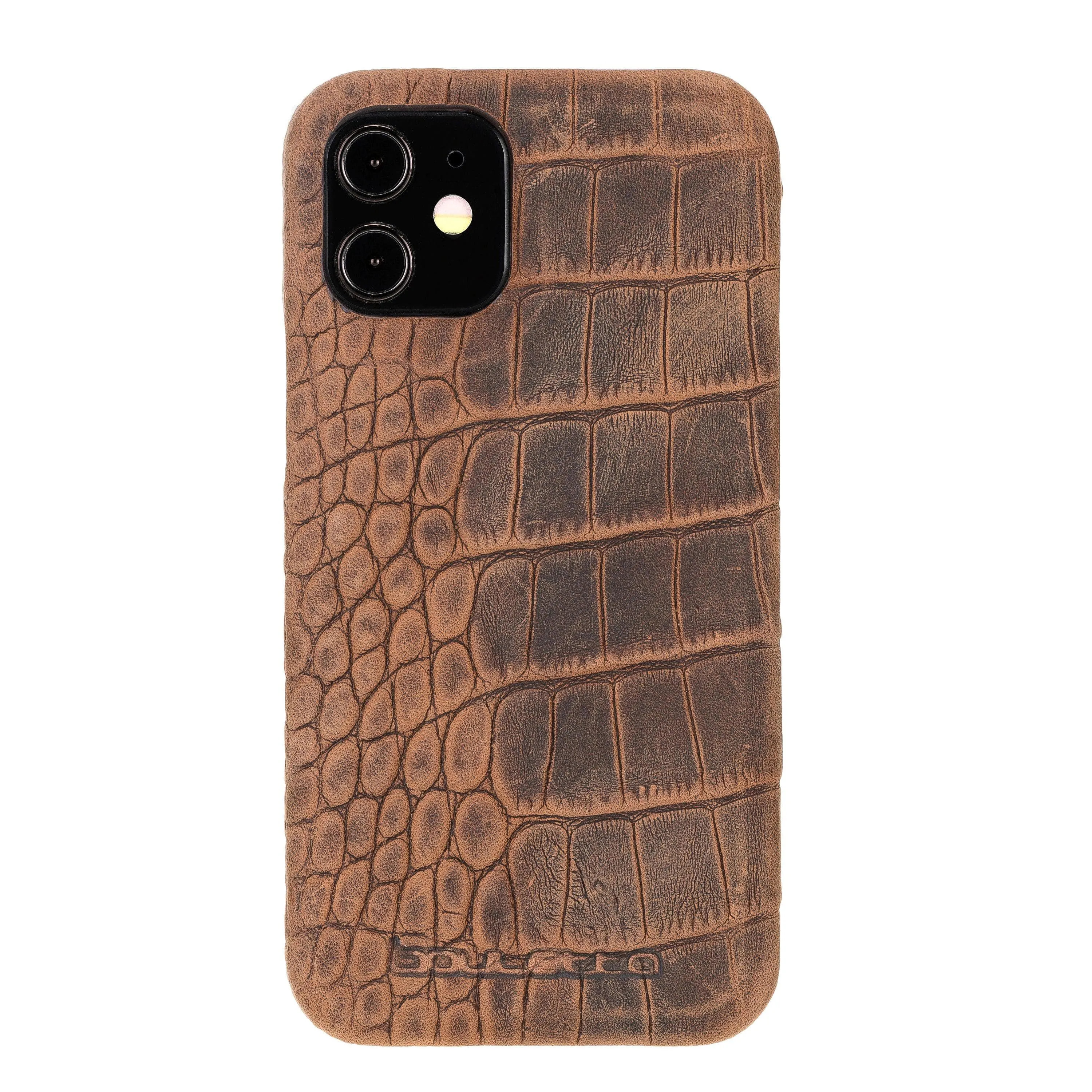 Fully Leather Back Cover for Apple iPhone 12 Series