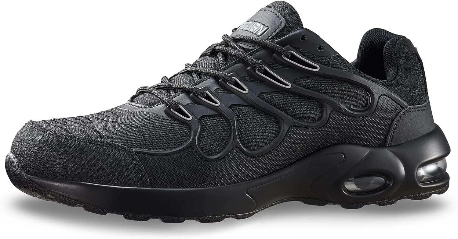Furuian Steel Toe Shoes for Men Women Air Cushion Indestructible Steel Toe Sneakers Comfortable Safety Shoes Mens Work Shoes