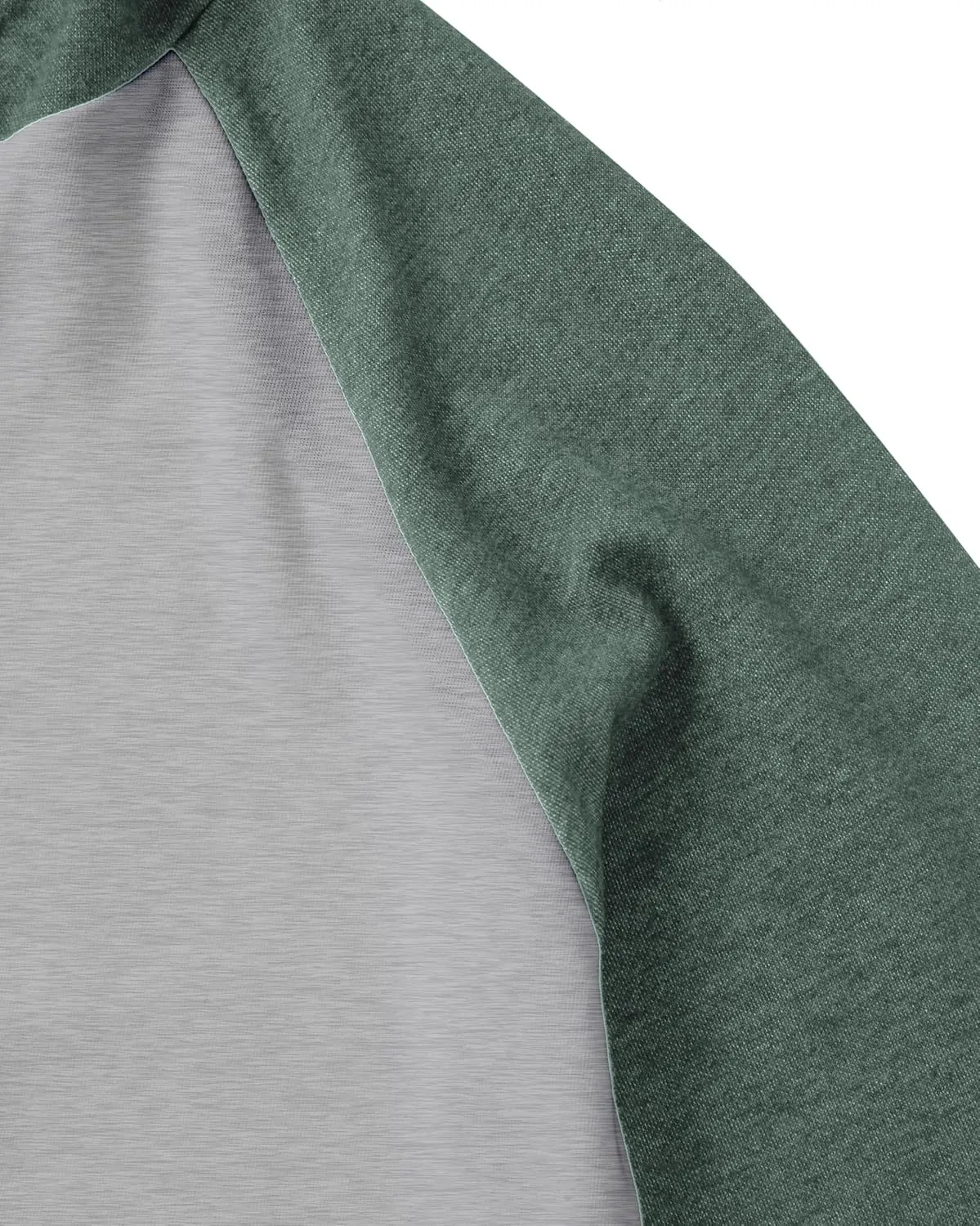 GIVON Men's Zip Up Hoodie Lightweight Baseball Raglan Hooded Sweatshirt