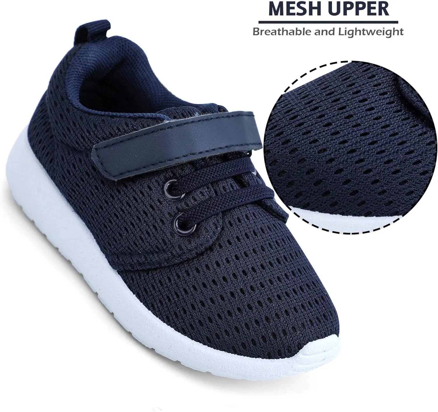 HIITAVE Toddler/Little Kid Boys Girls Shoes Running/Walking Sports Sneakers