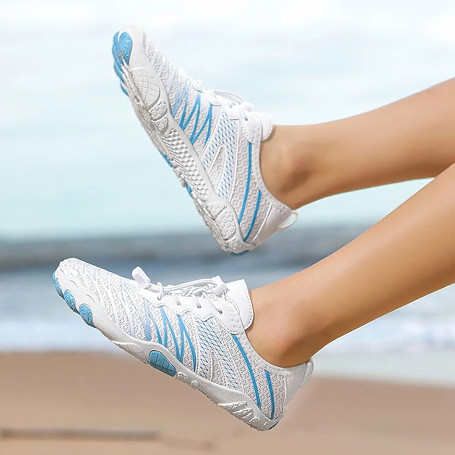Hike Barefoot Shoes Women Comfortable Walking Shoes Zero Drop Wide Toe Box Running Shoes Beach Sneakers Casual Grounded Footwear for Women Barefoot Yoga Exercise, Camping, Gym Athletic Lightweight
