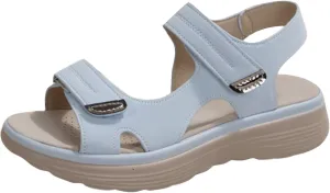 Hiking Sandals Women Arch Support Wide Width Sport Sandals Ankle Buckle Orthopedic Sandals Outdoor Work Summer Shoes