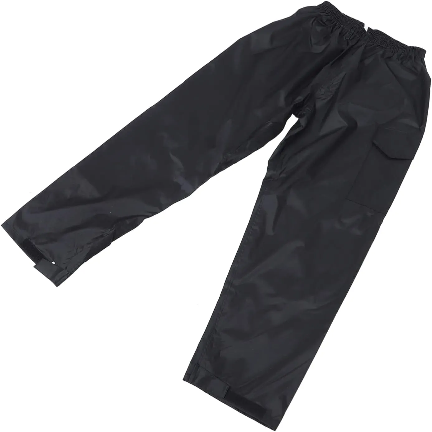 Homoyoyo Women's Waterproof Pants Men's Breathable Rain Suit Cycling Hiking Long Pants Black
