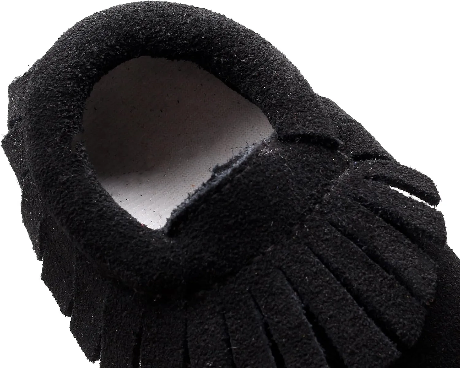 HONGTEYA Leather Baby Moccasins Hard Soled Tassel Crib Toddler Shoes for Boys and Girls??