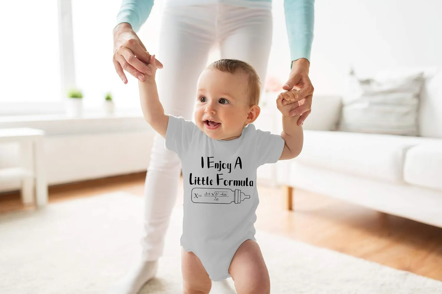 I Enjoy A Little Formula - Funny Baby Essentials Bodysuit Romper - Baby Boy Newborn Outfits