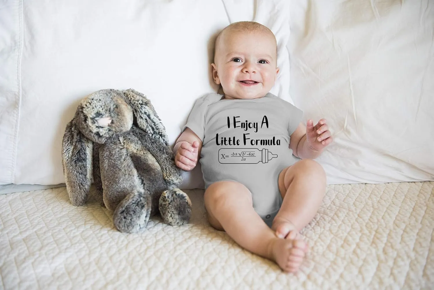 I Enjoy A Little Formula - Funny Baby Essentials Bodysuit Romper - Baby Boy Newborn Outfits