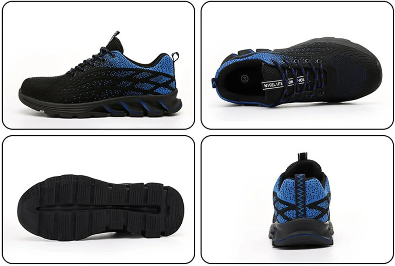 Indestructible Shoes for Women,for Industrial & Construction Site, Drivers, Factories, Kitchens, Gas Stations,