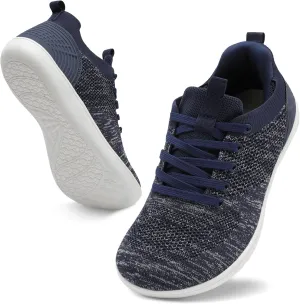 JIASUQI Men's Walking Shoes Wide Toe Sneakers with Arch Support Barefoot Shoes for Men