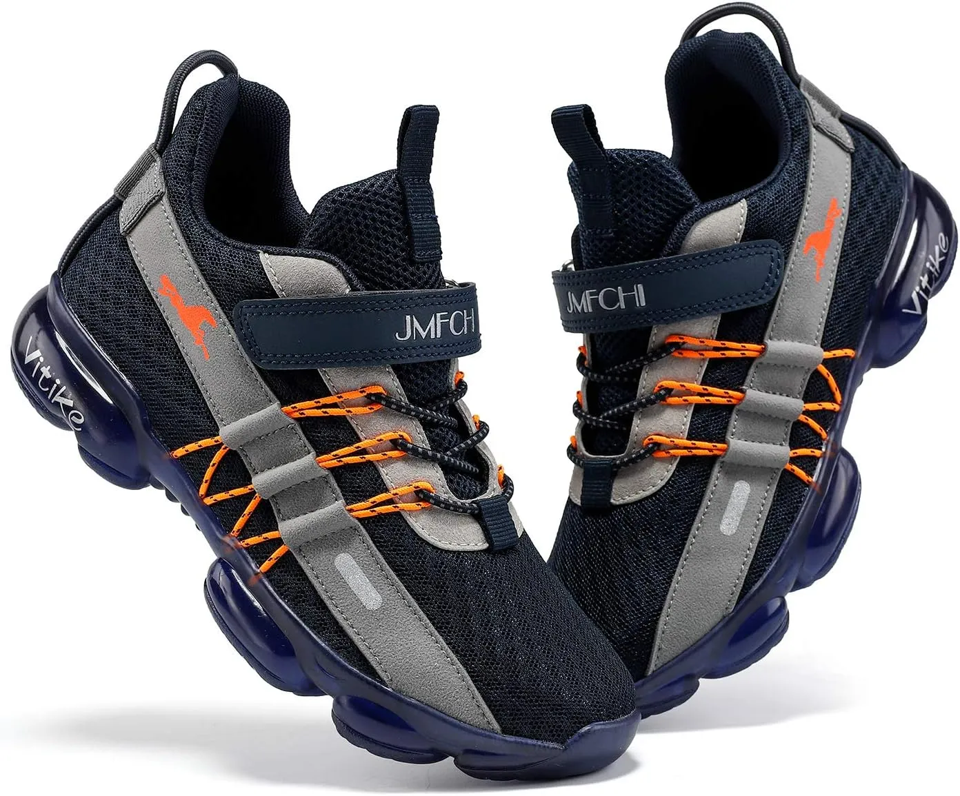 JMFCHI Boys Girls Kids' Sneakers Knitted Mesh Sports Shoes Breathable Lightweight Running Shoes for Kids Fashion Athletic Casual Shoes