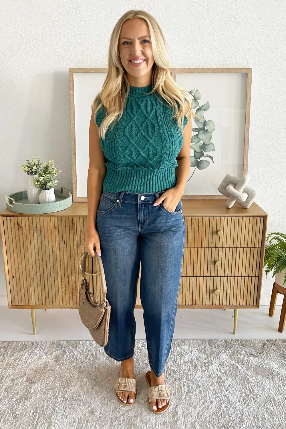 Kaylor Woven Crossbody w/ Pouch