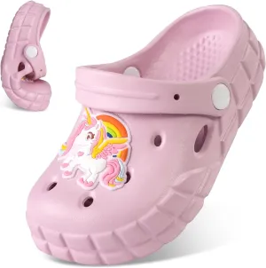 Kids Clogs for Boys Girls Lightweight Slip-On Sandals Water Shoes Beach Pool Slippers for Toddler/Little Kid