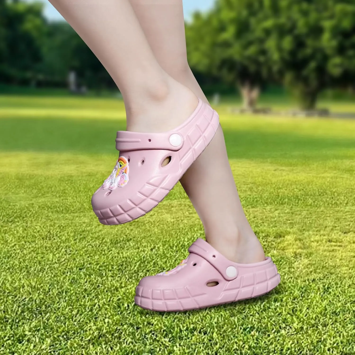 Kids Clogs for Boys Girls Lightweight Slip-On Sandals Water Shoes Beach Pool Slippers for Toddler/Little Kid
