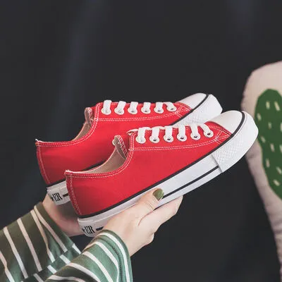 Lace Up Round Toe Sneakers (multiple color options)