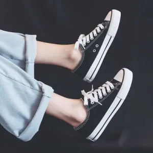 Lace Up Round Toe Sneakers (multiple color options)