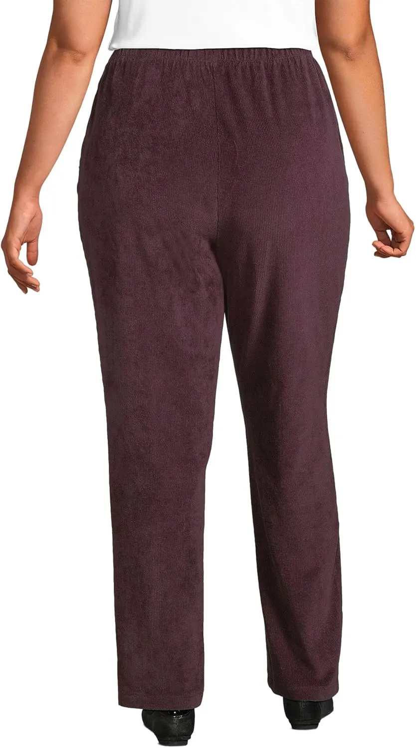 Lands' End Women's Sport Knit High Rise Corduroy Pants