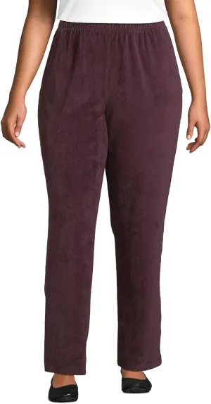 Lands' End Women's Sport Knit High Rise Corduroy Pants