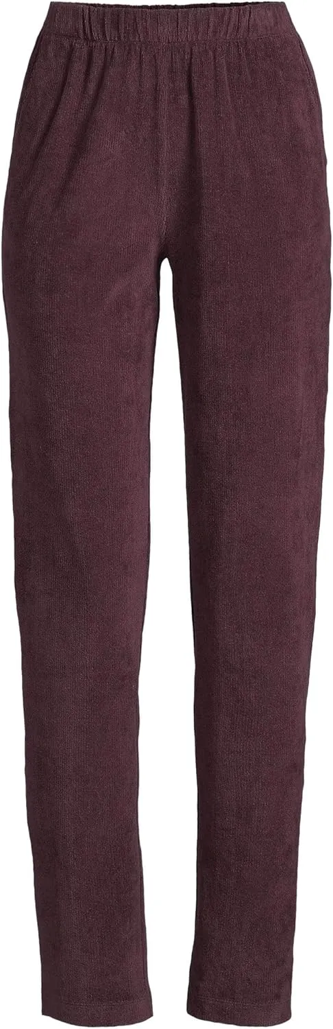 Lands' End Women's Sport Knit High Rise Corduroy Pants