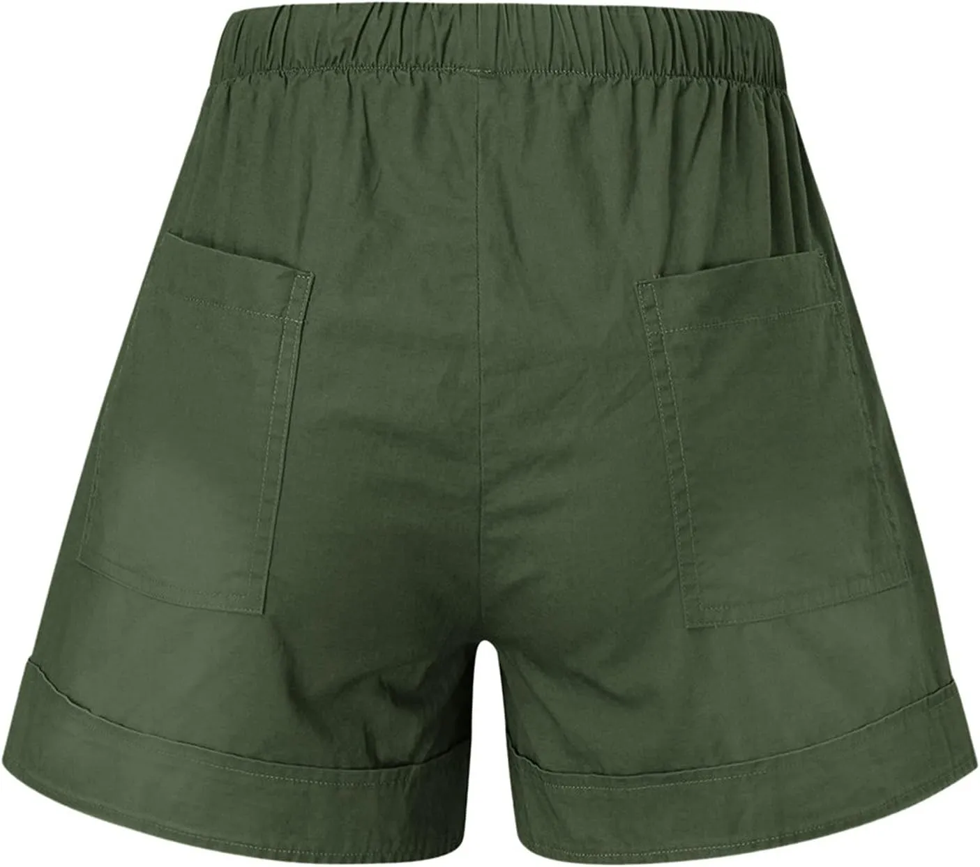 LCMTWX Flowy Shorts Waist Pants Shorts Loose Elastic Pocketed Womens Casual Drawstring Pants Flowy Shorts Jean Shorts Short