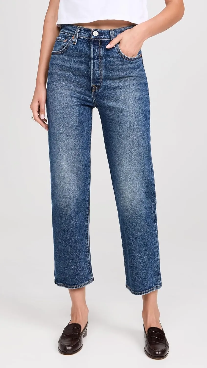 Levi's Women's Premium Ribcage Straight Ankle Jeans
